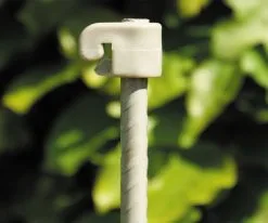 NSH TENTORSTÅLPÆL LUX GRÅ 10MM 145CM M/GRÅ ISOLATOR -Haveindretning Butik 20083 1258217 Hegnsp25C325A6le2520tentorst25C325A5l2520inkl.2520isolator2520med2520krog252C2520GR25C32585