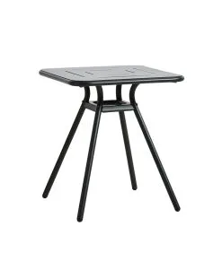 WOUD RAY CAFEBORD SORT 65X65CM