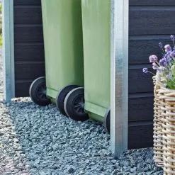 PLUS ARTURA RENOVATIONSSKJUL SKIFERGRÅ STRUKTUR 99X135X189CM SAML SELV -Haveindretning Butik 2125242 2083989 PLUS2520ARTURA2520RENOVATIONSSKJUL2