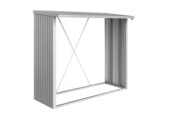 BIOHORT WOODSTOCK STR. 230 BRÆNDERUM 229X199X102CM SØLV METALLIC