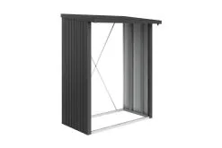 BIOHORT WOODSTOCK STR. 150 BRÆNDERUM 157X199X102CM MØRKEGRÅ METALLIC