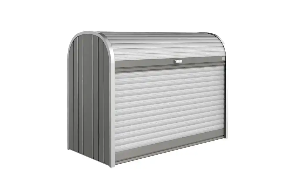 BIOHORT STOREMAX STR. 160 163X120X78CM KVARTSGRÅ METALLIC 4 BIOHORT STOREMAX STR. 160 163X120X78CM KVARTSGRÅ METALLIC - Billede 2