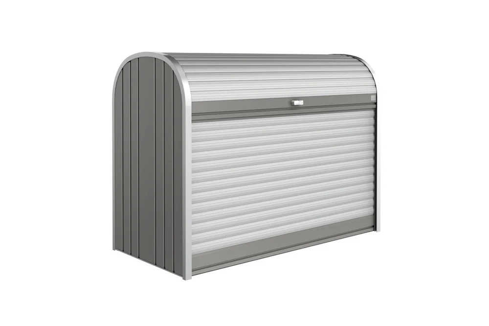 BIOHORT STOREMAX STR. 160 163X120X78CM KVARTSGRÅ METALLIC 3 BIOHORT STOREMAX STR. 160 163X120X78CM KVARTSGRÅ METALLIC