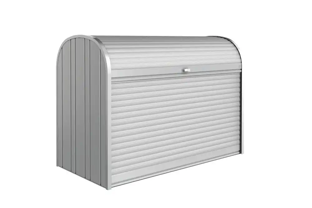 BIOHORT STOREMAX STR. 190 190X136X97CM SØLV METALLIC 4 BIOHORT STOREMAX STR. 190 190X136X97CM SØLV METALLIC - Billede 2