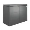 BIOHORT HIGHBOARD STR. 160 MØRKEGRÅ METALLIC 160X118X70CM