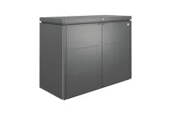 BIOHORT HIGHBOARD STR. 160 MØRKEGRÅ METALLIC 160X118X70CM