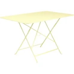 FERMOB BISTRO CAFEBORD 117X77CM SAMMENKLAPPELIG FROSTET LEMON
