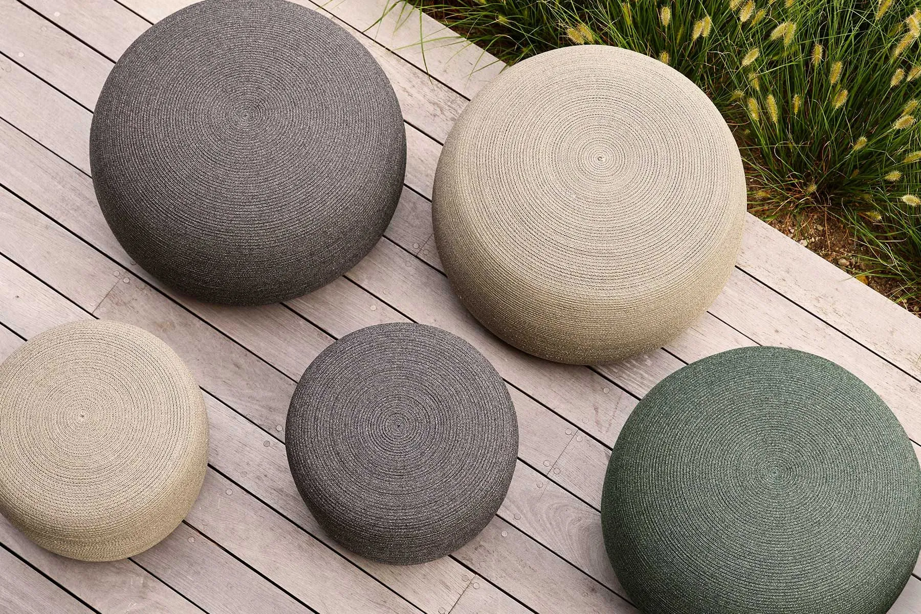 CANE-LINE CIRCLE FODSKAMMEL LILLE MØRK GRÅ KONISK 5 CANE-LINE CIRCLE FODSKAMMEL LILLE MØRK GRÅ KONISK - Billede 3