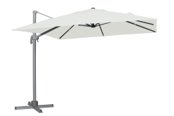 Dacore BILBAO ALU HÆNGEPARASOL NATUR NR.40 3X3M MED KRANK