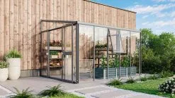 VITAVIA HELENA 8600 ANTRACIT VÆGDRIVHUS 3MM HÆRDET GLAS / 10MM POLYTAG -Haveindretning Butik 2137998 1867496 VITAVIA2520HELENA25202252086002520ANT.GR25C32585 89002022 1