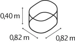 VITAVIA HØJBED RONDO 401 ANTRACIT -Haveindretning Butik 2138037 1893329 VITAVIA2520H25C32598JBEDE2520RONDO2520401 78031290 2