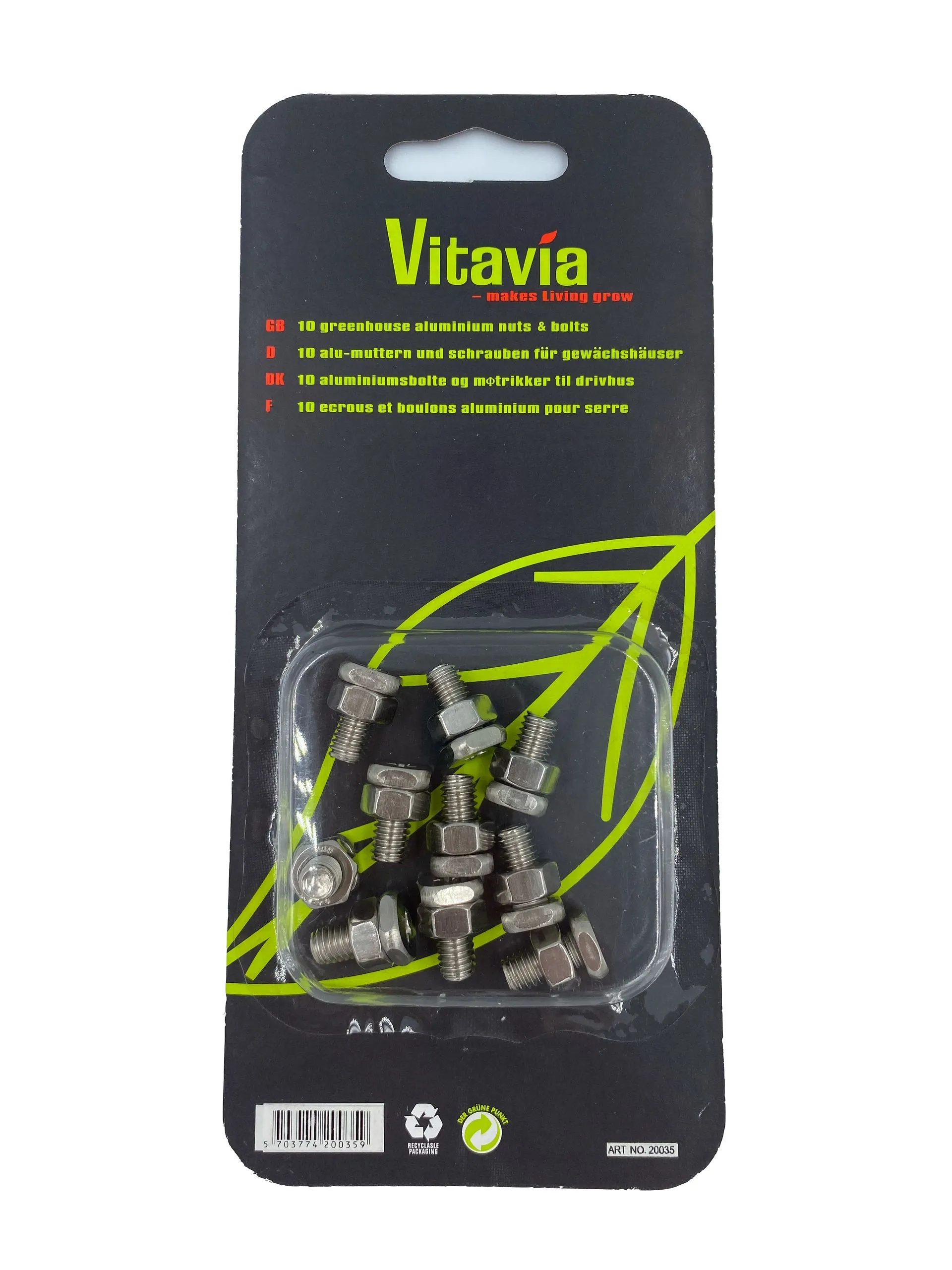 VITAVIA BOLTE OG MØTRIKKER RUSTFRI 10-PAK 6 VITAVIA BOLTE OG MØTRIKKER RUSTFRI 10-PAK - Billede 4