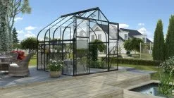 VITAVIA DIANA 6700 SORT DRIVHUS 3MM DELT GLAS