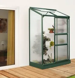 VITAVIA IDA 900 GRØN VÆGDRIVHUS 4MM POLYCARBONAT