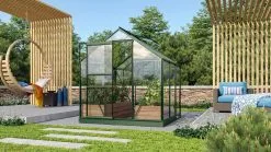 VITAVIA VENUS 3800 GRØN DRIVHUS 3MM DELT GLAS