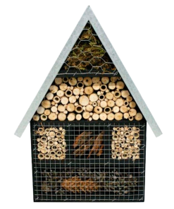 CARE BIRD INSEKT HOTEL B SORT MED ZINKTAG 38X50X14CM
