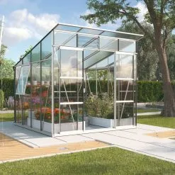 VITAVIA FREYA 7600 ALU DRIVHUS 3MM HÆRDET GLAS / 6MM POLYTAG