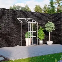 VITAVIA IDA 900 ALU VÆGDRIVHUS 3MM DELT GLAS