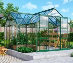 VITAVIA SIRIUS 1300 GRØN DRIVHUS 3MM HÆRDET GLAS -Haveindretning Butik 2146732 1456513 VITAIVA SIRIUS 1300 GR25C32598N 1