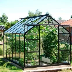 VITAVIA URANUS 9900 SORT DRIVHUS 3MM DELT GLAS