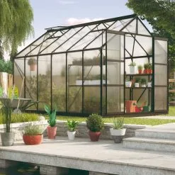 VITAVIA URANUS 9900 SORT DRIVHUS 6MM POLYCARBONAT