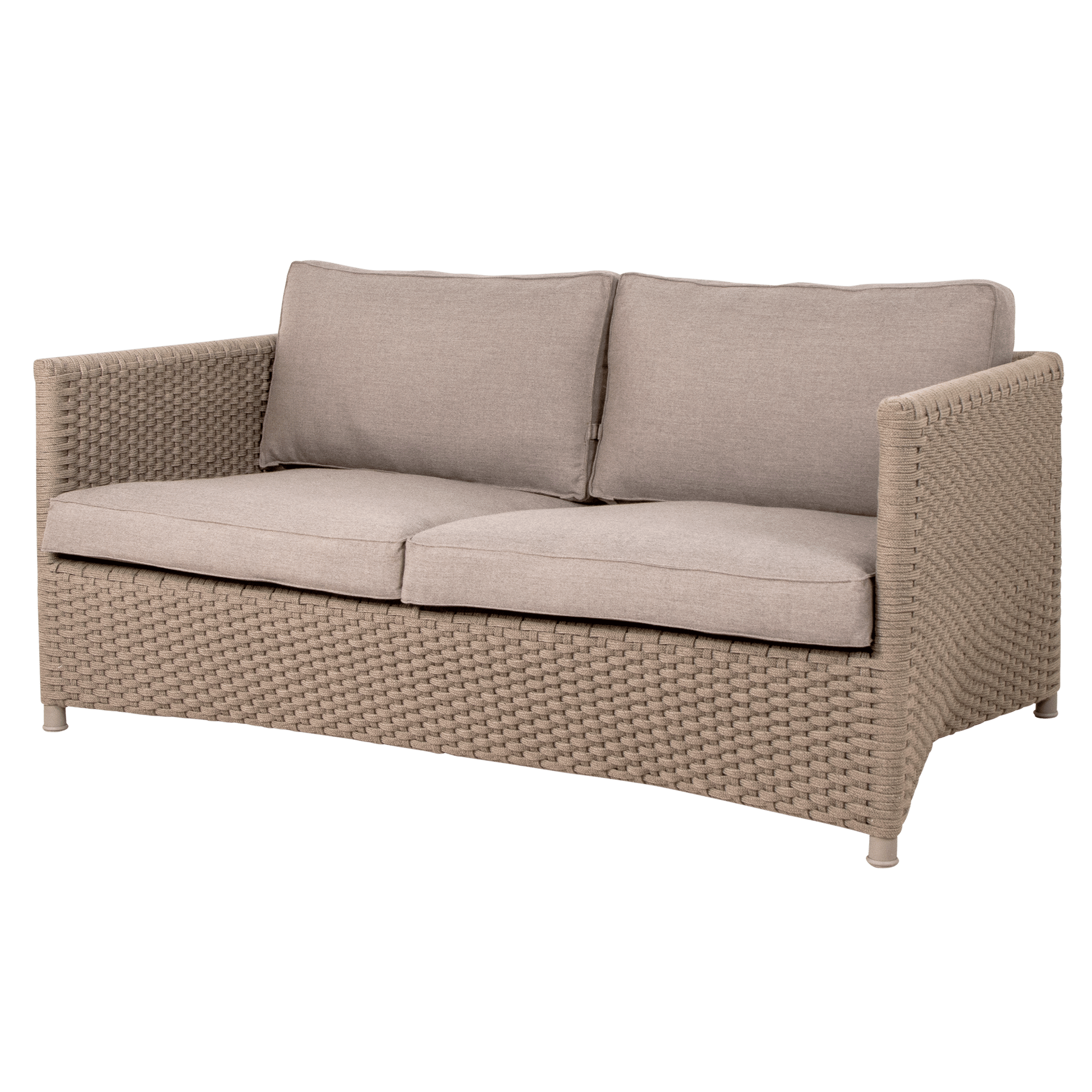 CANE-LINE DIAMOND 2-PERS SOFA INCL HYNDESÆT TAUPE 4 CANE-LINE DIAMOND 2-PERS SOFA INCL HYNDESÆT TAUPE - Billede 2