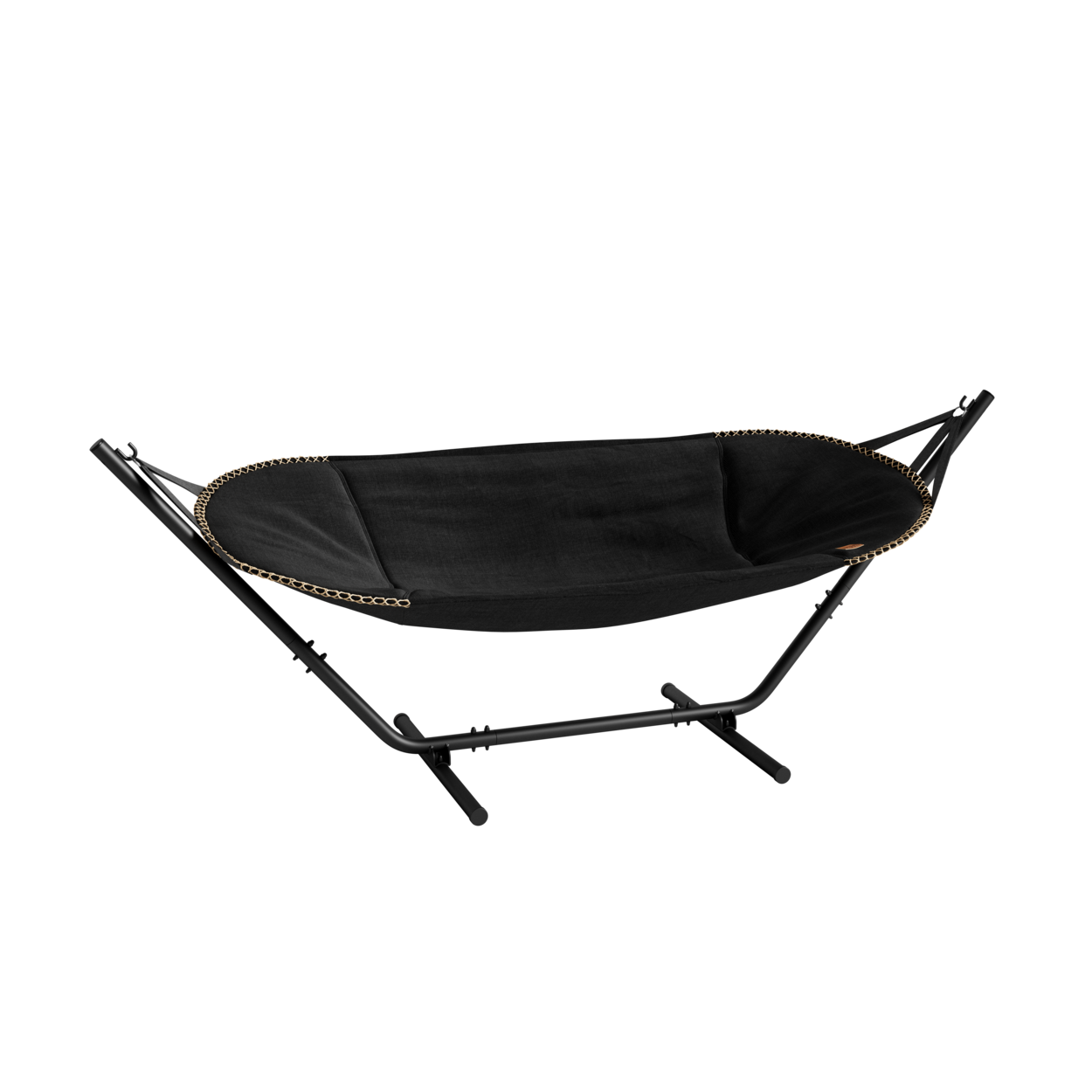 SACKIT COBANA HÆNGEKØJE SORT PÅ ALUMINIUMSSTEL 3 SACKIT COBANA HÆNGEKØJE SORT PÅ ALUMINIUMSSTEL