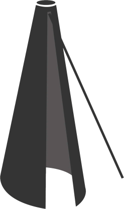 CANE-LINE COVER 9 PARASOL HYDE + MAJOR 3X3M - 88X88X240CM