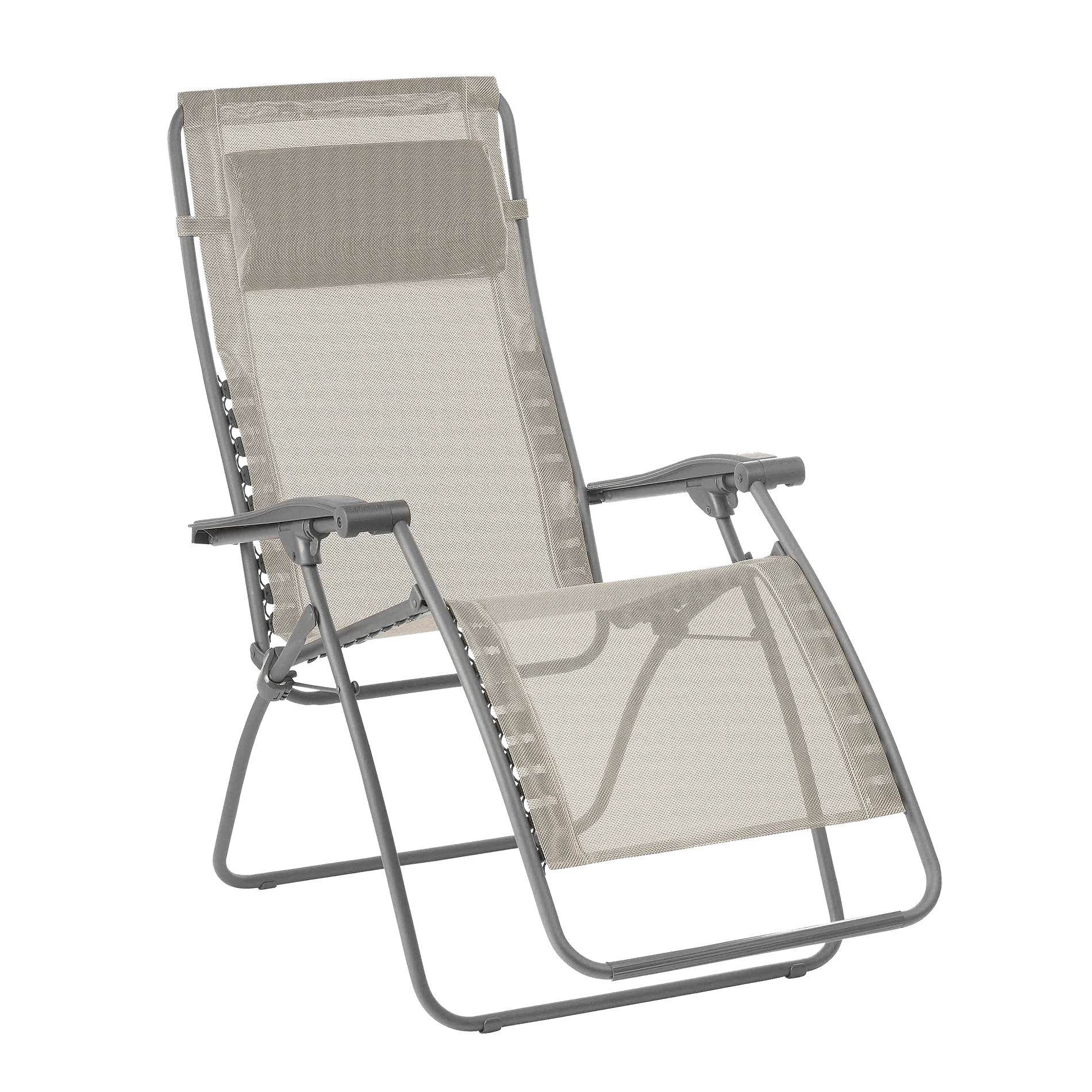 LAFUMA FUTURA RELAXSTOL BATYLINE HYNDE HVIDGRÅ MED GRÅT STEL 3 LAFUMA FUTURA RELAXSTOL BATYLINE HYNDE HVIDGRÅ MED GRÅT STEL