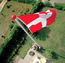 DANO MAST FLAGSTANG 9M STANDARD - GLASFIBER - LEV. INCL KNOP, LINE, LINEHOLD