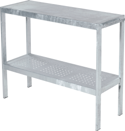 PLUS PLANTEBORD 17943-1 VARMGALV. 40X90X110CM LEV. USAMLET 4 STK/COLLI