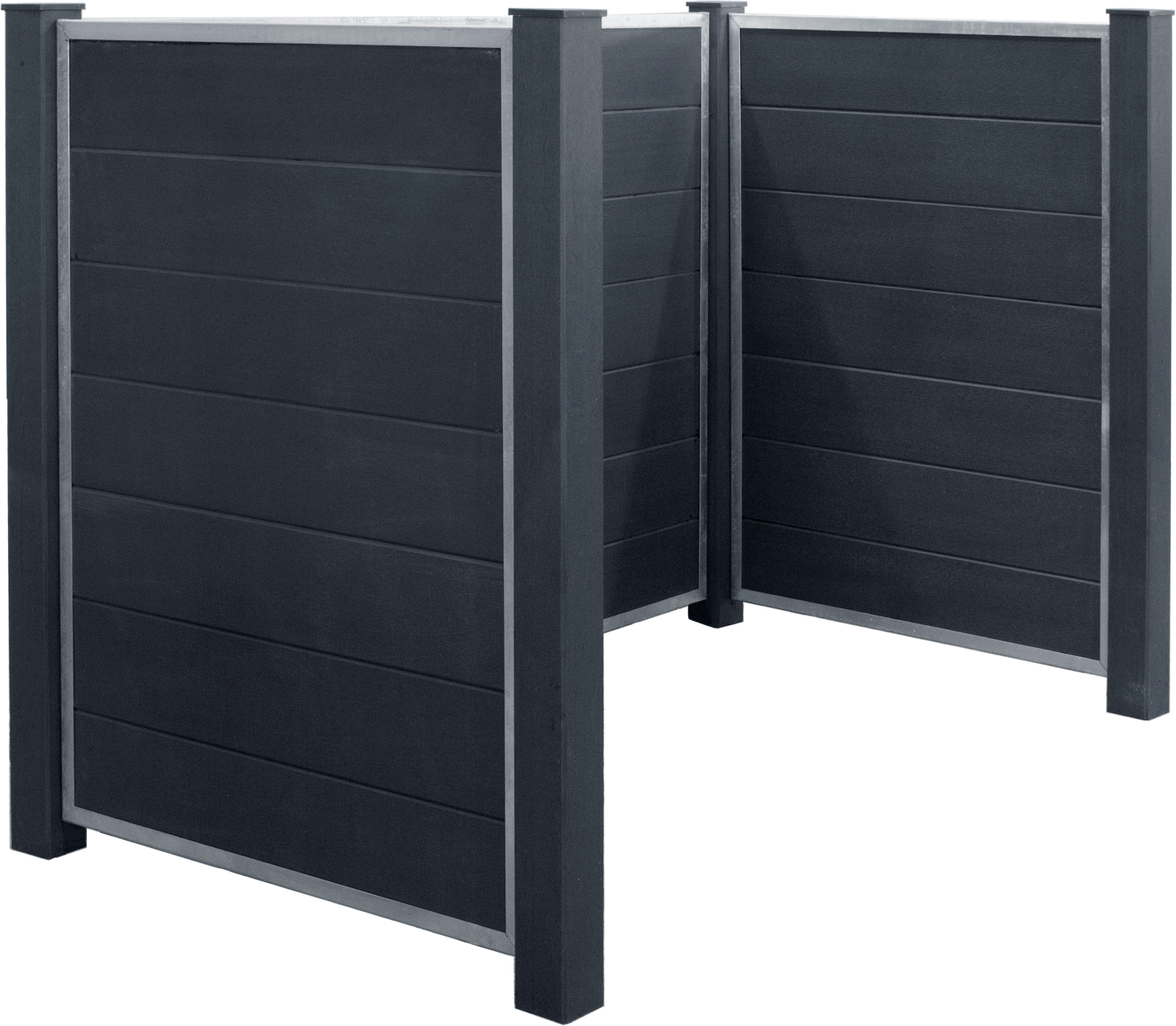 PLUS RENOVATIONSSKJUL FUTURA MED KOMPOSITSTOLPER+STOLPEFOD TIL NEDSTØBNING 127X108X198CM 3 PLUS RENOVATIONSSKJUL FUTURA MED KOMPOSITSTOLPER+STOLPEFOD TIL NEDSTØBNING 127X108X198CM