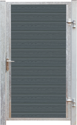 PLUS ARTURA DØR HØJRE KOMPOSIT 99X180CM INKL. LÅSEKASSE