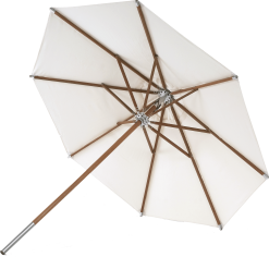 SKAGERAK ATLANTIS PARASOL Ø330CM MERANTI STOK MED NATUR DUG Ø4,8X274CM -Haveindretning Butik 2153914 9101891 SKAGERAK ATLANTIS PARASOL 1 1