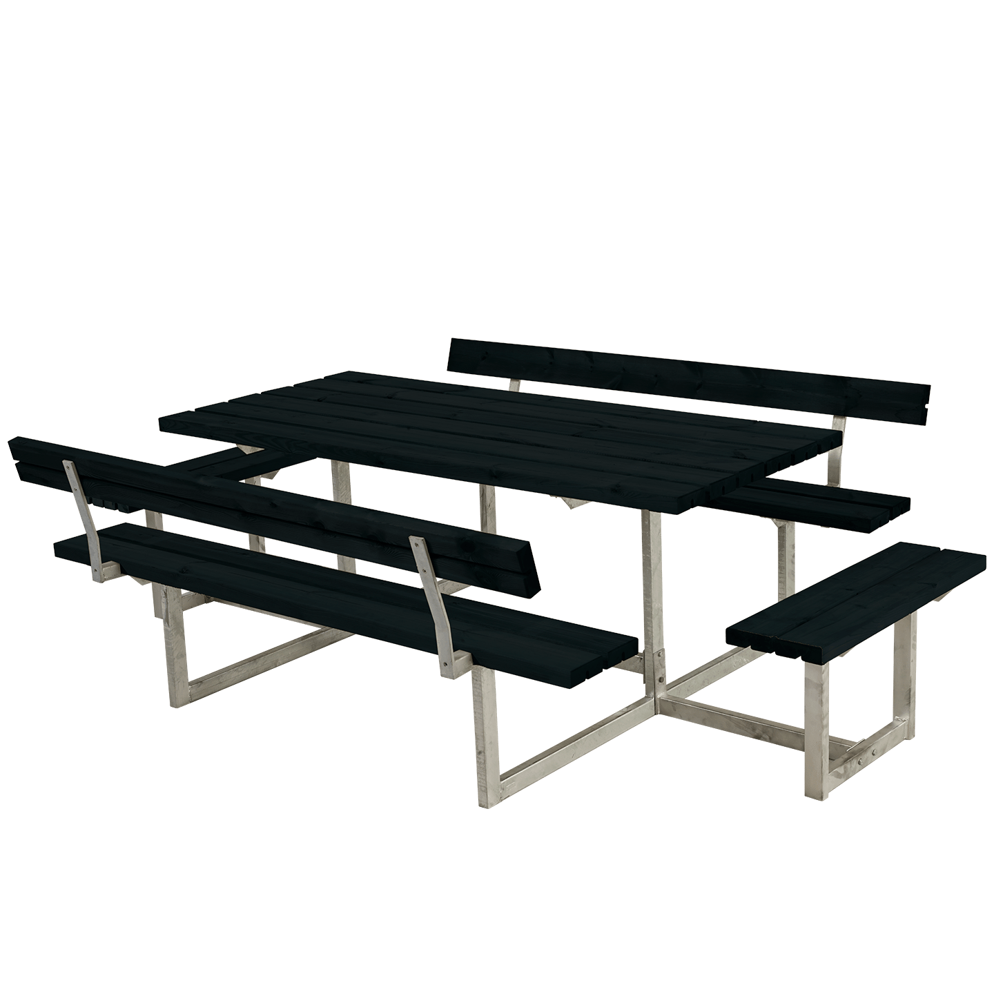 PLUS BASIC BB-SÆT 185815-15 M/PÅBYG + 2 RYGLÆN SORT USAMLET HUSK EFTERBEHANDLING 4 PLUS BASIC BB-SÆT 185815-15 M/PÅBYG + 2 RYGLÆN SORT USAMLET HUSK EFTERBEHANDLING - Billede 2