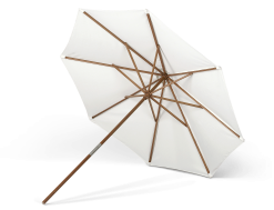 SKAGERAK CATANIA PARASOL Ø270 CM MERANTI STOK MED NATUR DUG