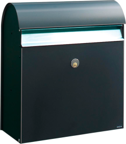 Mefa ME-FA POSTKASSE JADE 870 SORT 6 STIFTS RUKOLÅS 380X425X185MM