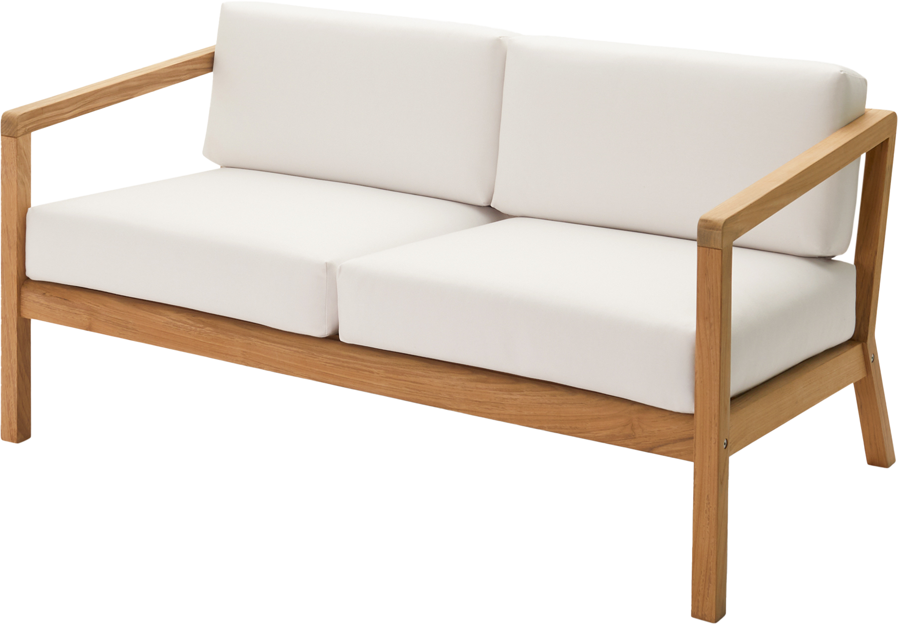 SKAGERAK VIRKELYST LOUNGESOFA TEAK MED NATUR HYNDER 142X83X65CM 3 SKAGERAK VIRKELYST LOUNGESOFA TEAK MED NATUR HYNDER 142X83X65CM