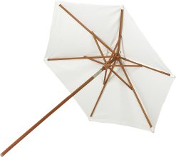 SKAGERAK LØS PARASOLDUG TIL MESSINA Ø210CM NATUR (TIL PARASOLLER I TRÆ)