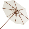 SKAGERAK MESSINA PARASOL Ø300CM MERANTI STOK MED NATUR DUG Ø4,8X240CM -Haveindretning Butik 2154937 9130277 SKAGERAK MESSINA PARASOL