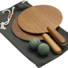 SKAGERAK STRANDTENNIS 2 BAT I TEAK INKL 2 GUMMIBOLDE OG KANVASPOSE TIL OPBEVARING -Haveindretning Butik 2155004 9130345 SKAGERAK STRANDTENNIS