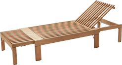 SKAGERAK RIVIERA SOLVOGN MED UDTRÆK TEAK 73X115X33CM