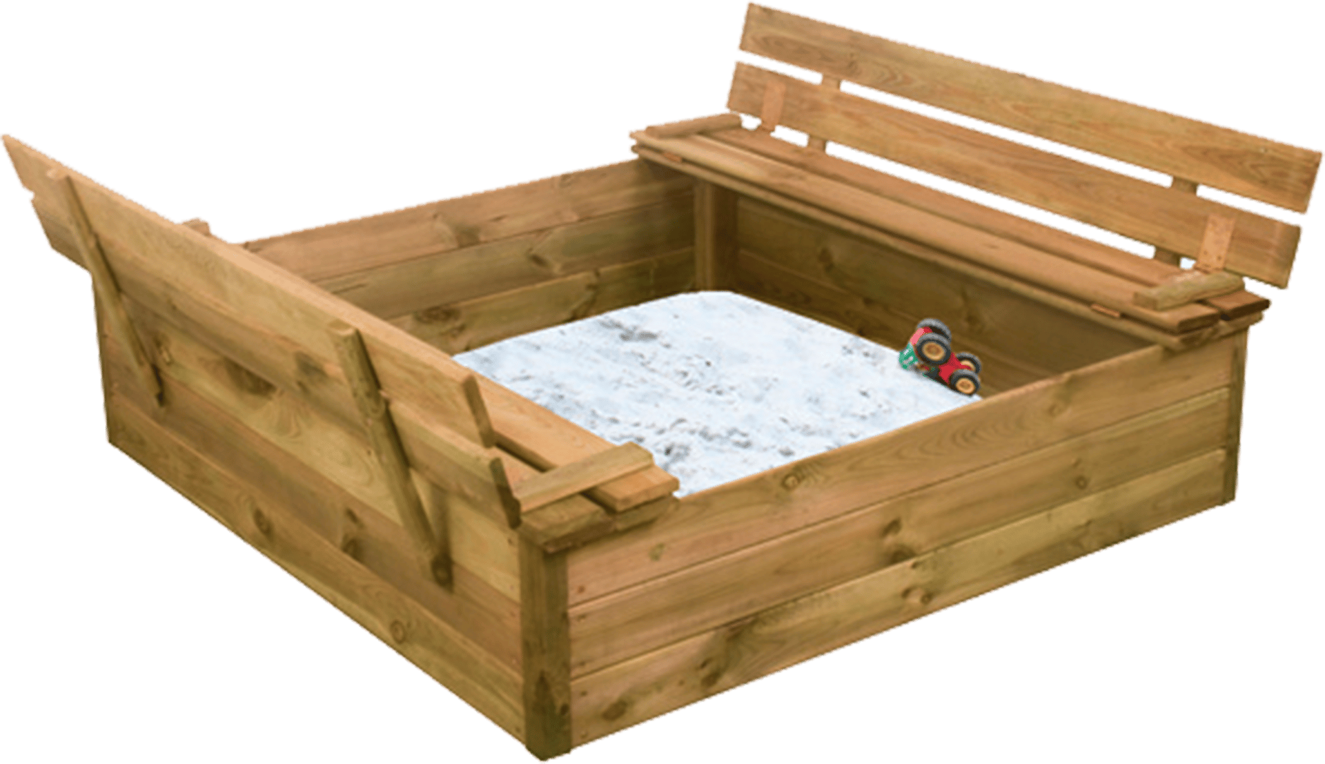 Nordic Play SANDKASSE MED BÆNK OG LÅG 120X120CM TRYKIMPRÆGNERET INKL 240 KG SAND 3 Nordic Play SANDKASSE MED BÆNK OG LÅG 120X120CM TRYKIMPRÆGNERET INKL 240 KG SAND