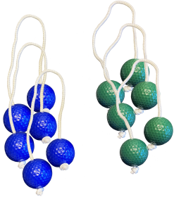 EKSTRA BOLDE TIL NORDIC GAMES DELUXE STIGEGOLF 3 GRØNNE OG 3 BLÅ BOLDE