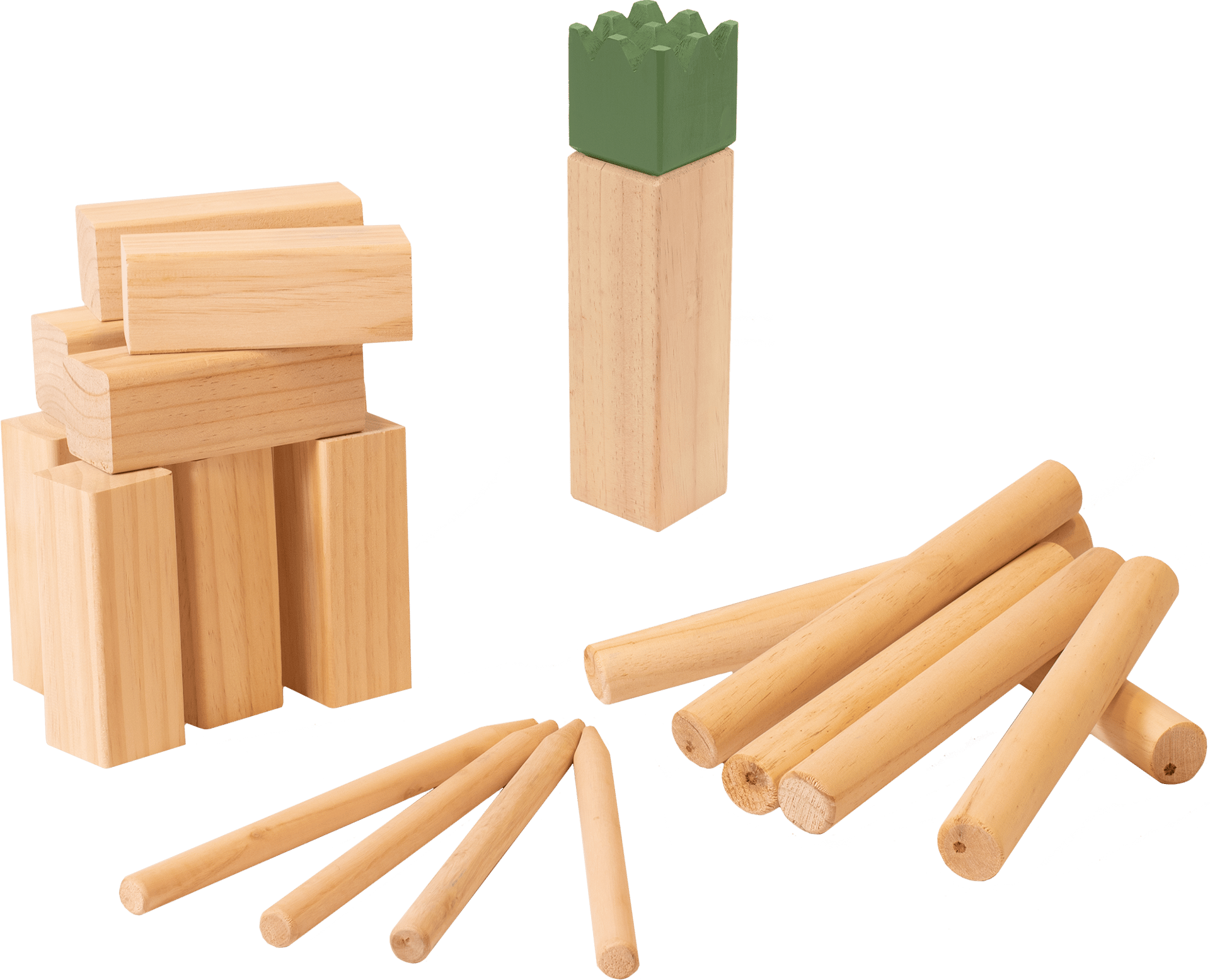 NORDIC GAMES DELUXE KUBB VIKINGE SPIL XXL NATUR 4 NORDIC GAMES DELUXE KUBB VIKINGE SPIL XXL NATUR - Billede 2