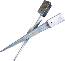 NSH STOLPESPYD 101X101MM GALV.