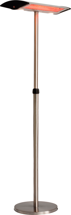 HORTUS TERRASSEVARMER GULVMODEL GT SØLV 1000/2000W MED FJERNBETJENING -Haveindretning Butik 2155492 1840417 HORTUS TERRASSEVARMER 2