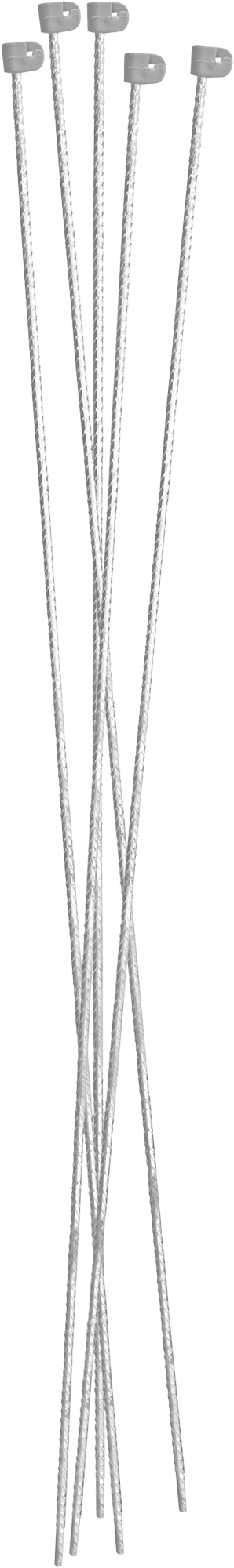 NSH TENTORSTÅLPÆL LUX GRÅ 8MM GRÅ ISOLATOR M/KROG 110CM 4 NSH TENTORSTÅLPÆL LUX GRÅ 8MM GRÅ ISOLATOR M/KROG 110CM - Billede 2