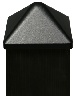 KOKILLE ALU STOLPEHAT PYRA 78 SORT TIL 75 X 75 MM STOLPE -Haveindretning Butik 2155567 1820161 2 1