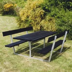 Hortus BORDBÆNKSÆT SIF SORT GRUNDMALET 42MM 180X85X175CM 7 Hortus BORDBÆNKSÆT SIF SORT GRUNDMALET 42MM 180X85X175CM -Haveindretning Butik 2155599 2083008 1